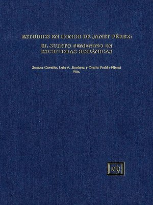 cover image of Estudios En Honor de Janet Pérez